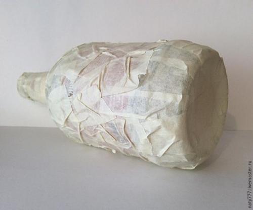 Мы превращаем обычную бутылку в креативный предмет для декора интерьера. 03