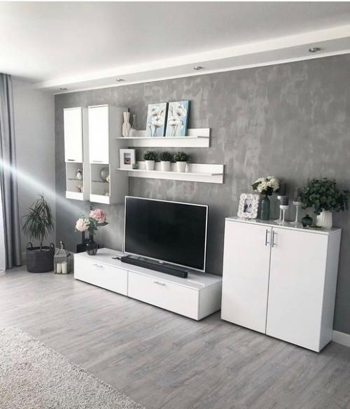 Квартира небольшая, но за счет объединения кухни и гостиной, получилось выкроить дополнительное пространство. 08