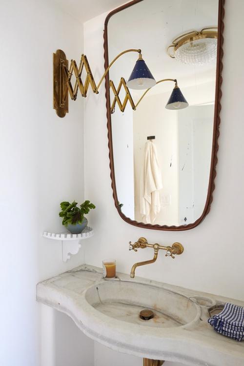 Цветочные мотивы и винтаж в интерьере дома в Калифорнии. 08