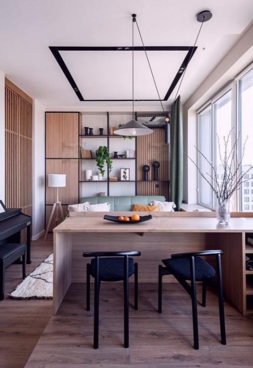 Интерьер для себя: маленькая квартира, где есть все. 07