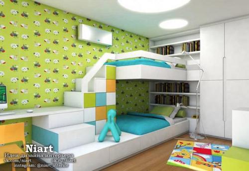 Дизайн подиума в квартире. 09