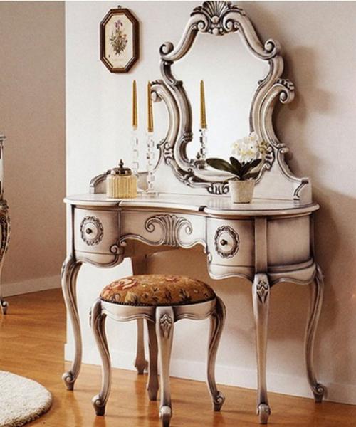 Пожалуй, самый таинственный Гость спального интерьера - туалетный столик. 06