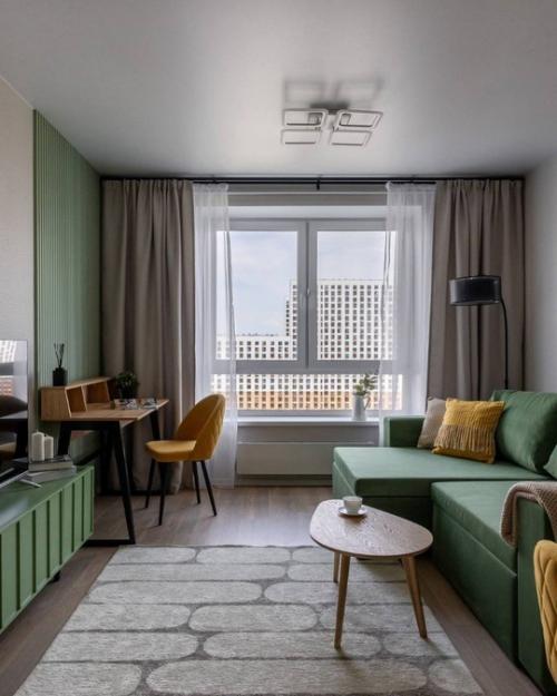 Только посмотрите, какую яркую двушку нашла на просторах интернета! 07