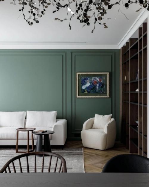 Реализованный интерьер лаконичной квартиры, площадью 97 кв. 01