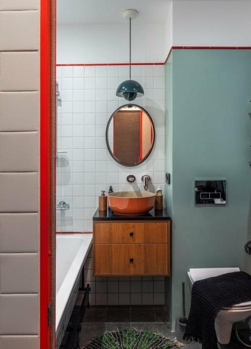 Порой все необходимое можно разместить в пределах небольшого пространства, но при этом будет казаться, что находишься в стильном арт - отеле. 09