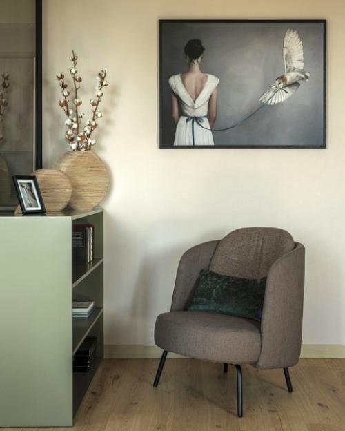 Реализованный интерьер московской квартиры в стиле фильмов китайского режиссера вонга карвая и японских гравюр Укиё - э. 03