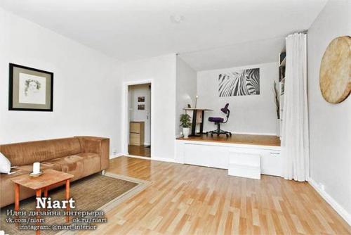 Дизайн подиума в квартире. 08