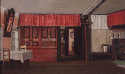 Cельский интерьер времен Ссср в картинах художников. 02