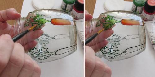 Мастер-класс по витражной росписи для новичков. 05