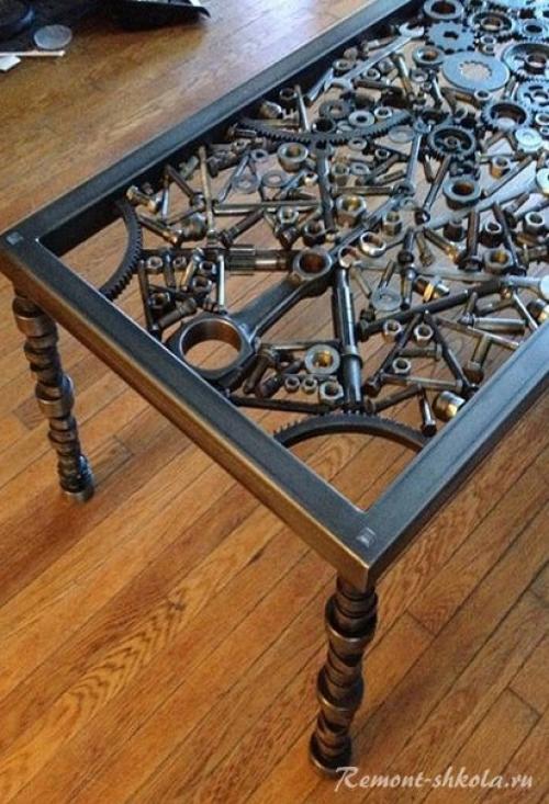 Необычные столы в стиле механик. 01