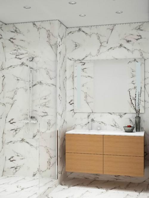 Сочетание желтого и синего цветов создают яркий, контрастный интерьер. 08