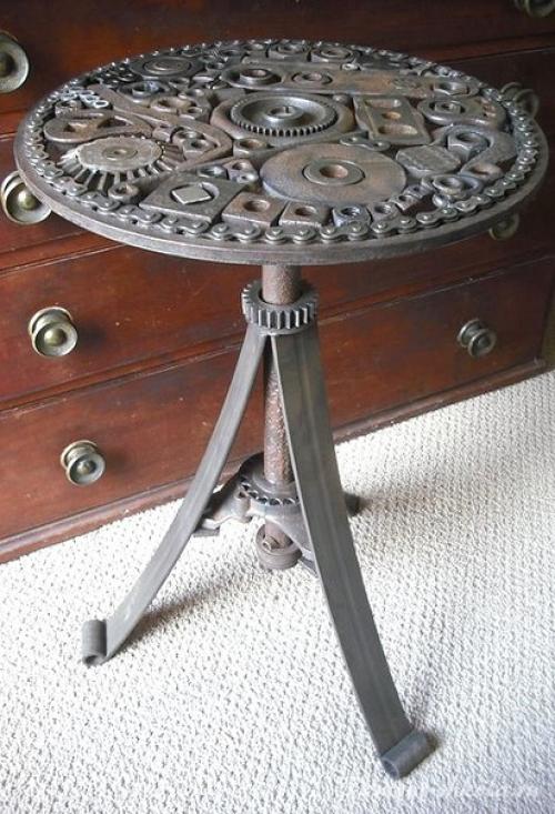 Необычные столы в стиле механик. 02