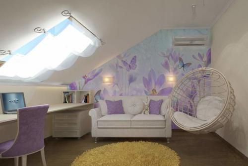 Что можно сделать с мансардой, если приложить фантазию. 06