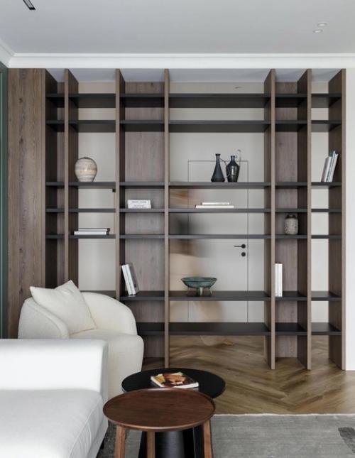 Реализованный интерьер лаконичной квартиры, площадью 97 кв. 02