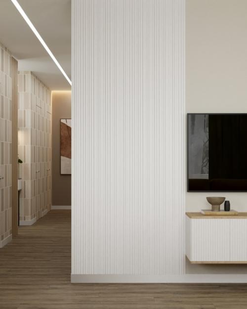 Прихожая и коридор в проекте интерьера квартиры для семьи с детьми. 02