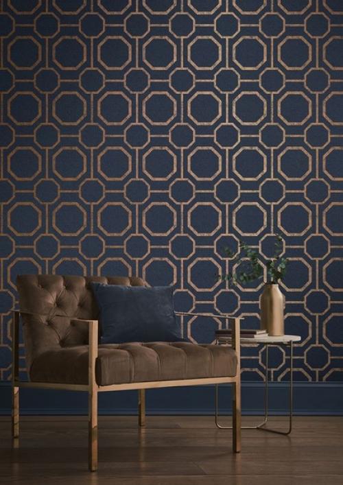 Интерьер в цвете Navy. 02