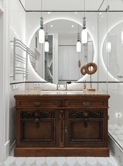 Реализованный интерьер квартиры, площадью 81 кв. 05