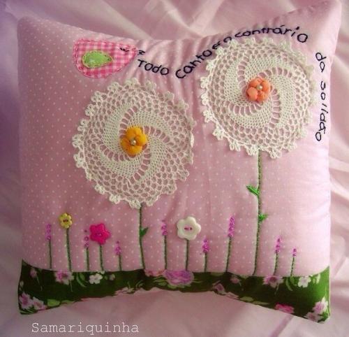 Вязанная салфетка - это классика. 09