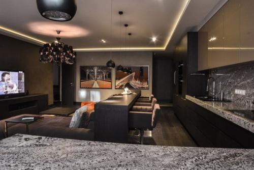 Дизайн квартиры в серых тонах. 03