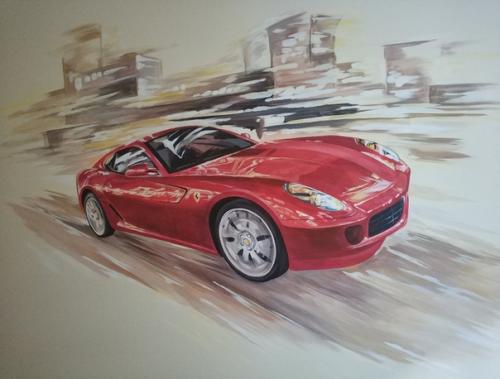 Здравствуйте, соседи!  Я профессиональный художник и занимаюсь росписью стен. 07