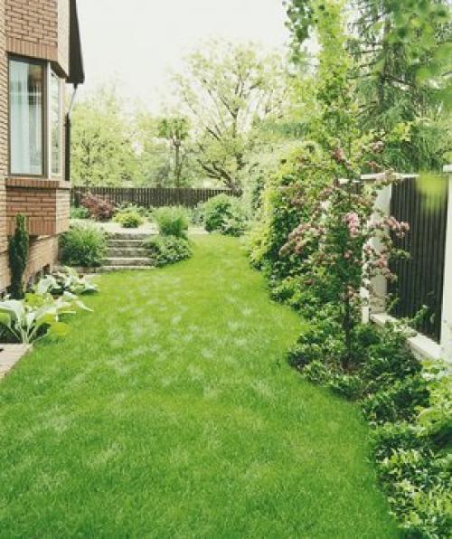 == Пять Идей оформления ландшафта на узком участке ==. 04