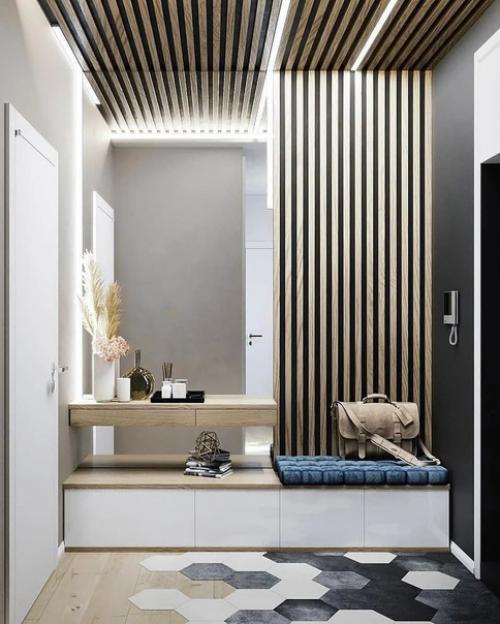 10 вариантов дизайна прихожей - красиво, оригинально и уютно! 05