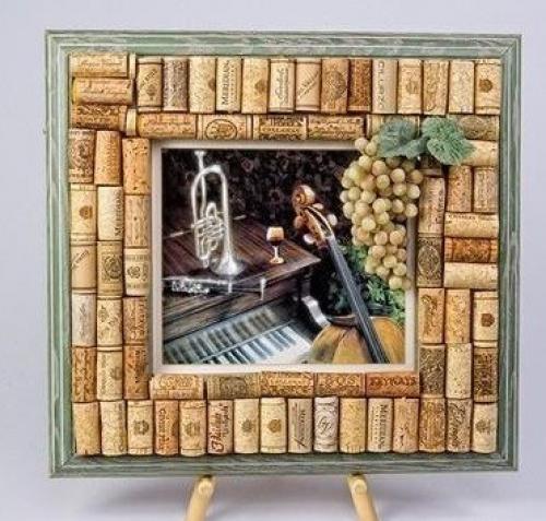 Мы декорируем интерьер пробкой. 06