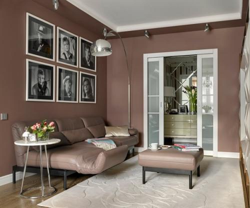 Интерьер недели: двухкомнатная квартира в кофейных тонах.

