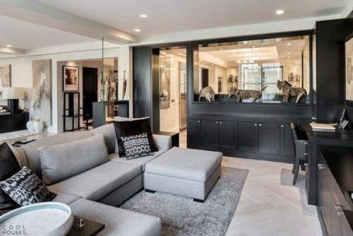 Элегантная современная квартира находится в Нью-йорке, США. 04