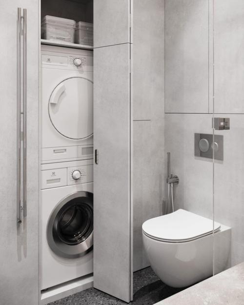 Ванная комната площадью 4 кв. 03