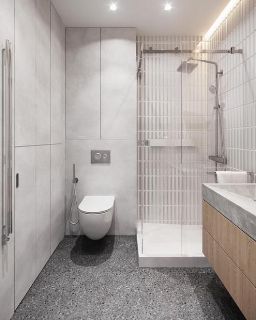 Ванная комната площадью 4 кв. 02