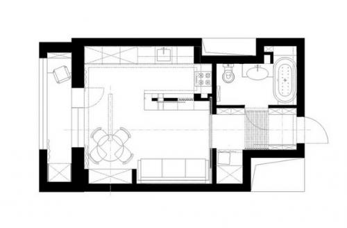 Маленькая квартира - студия. 09