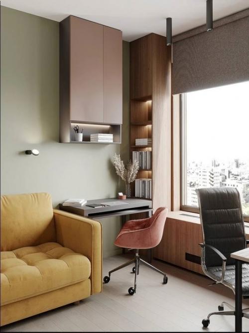 Интерьер трёхкомнатной квартиры в современном стиле с элементами скандинавского дизайна. 06