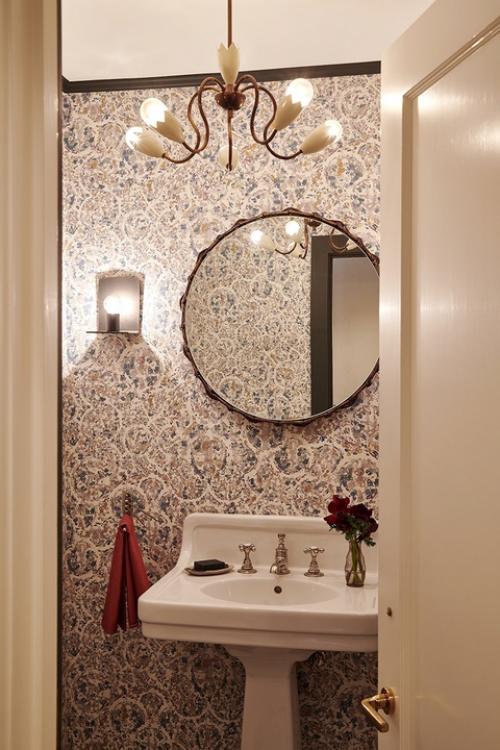 Цветочные мотивы и винтаж в интерьере дома в Калифорнии. 05