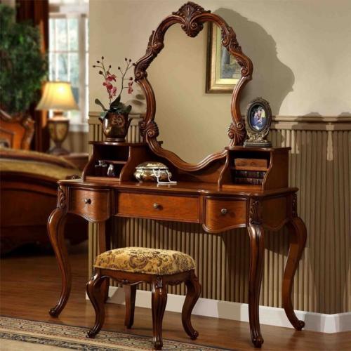 Пожалуй, самый таинственный Гость спального интерьера - туалетный столик. 09