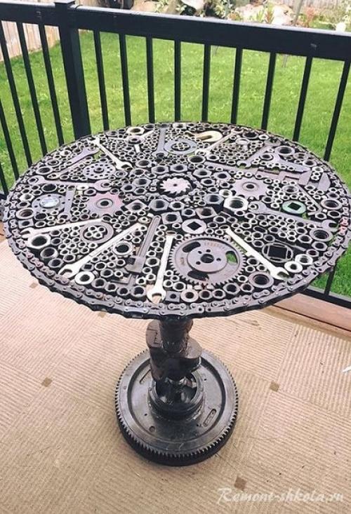 Необычные столы в стиле механик. 05