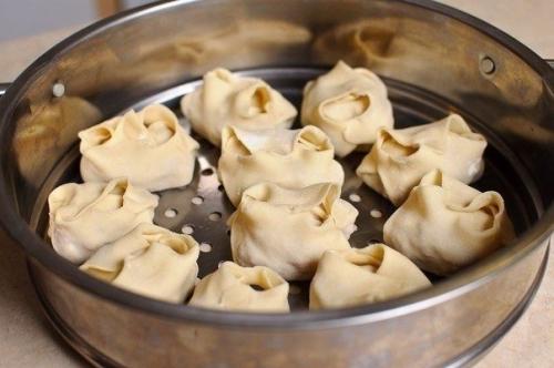 Манты.  Ингредиенты:   Для теста: 08