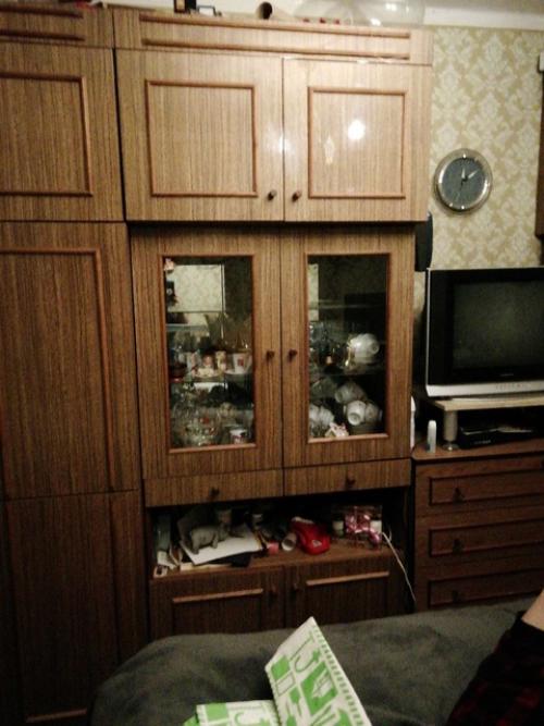 Рубрика редизайнмебели.  Как и в любой советской квартире стояла у нас стенка. 03