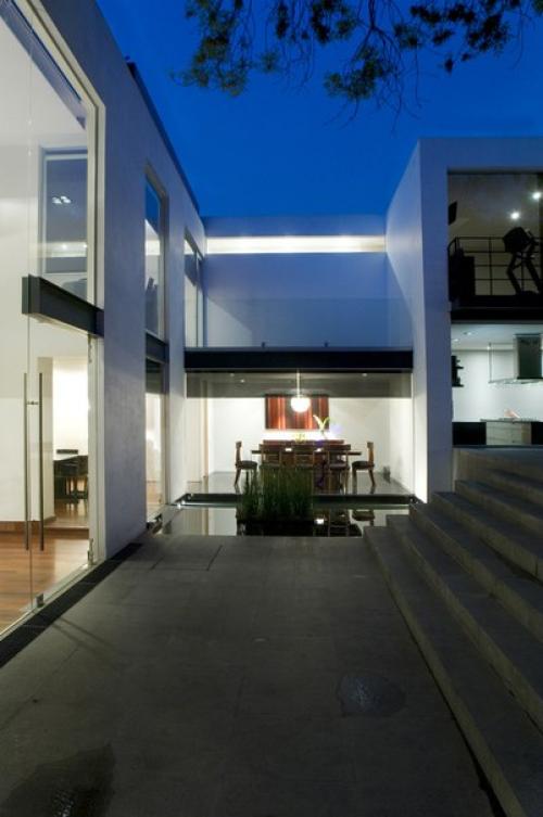 Стеклянная резиденция в Мексике от Paola Calzada Arquitectos. 02