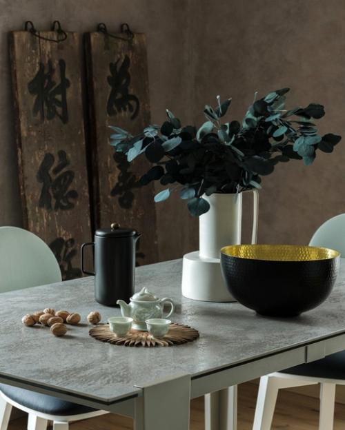 Реализованный интерьер московской квартиры в стиле фильмов китайского режиссера вонга карвая и японских гравюр Укиё - э. 02