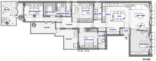 Ремонт квартиры (Apartment Refurbishment) на Тайване от CHI - Torch Interior Design. 09