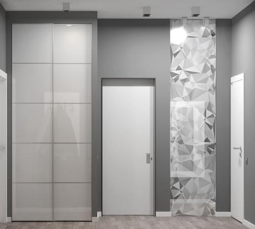 Проект двушки в сталинке с граффити на стене. 08