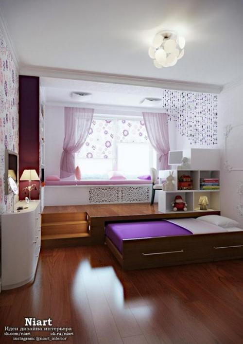 Дизайн подиума в квартире. 06