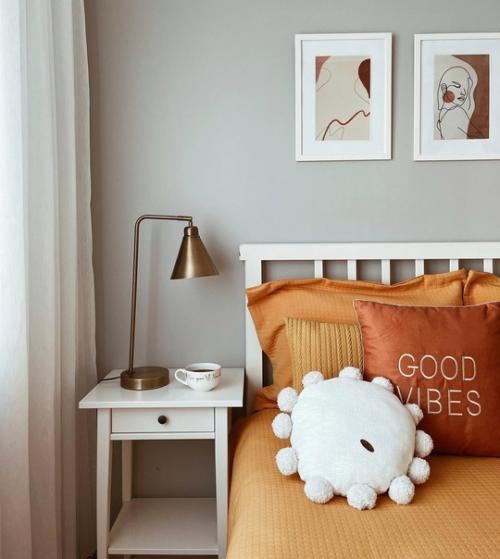 Сочетание белого, дерева и оттенков терракоты и горчичного - всегда беспроигрышный вариант. 05