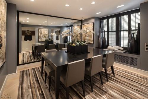 Элегантная современная квартира находится в Нью-йорке, США. 06