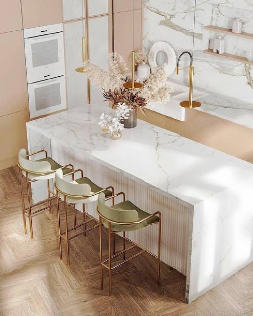 Мы представляем вам потрясающий проект гостиной в современно - классическом стиле от дизайн студии Marso. 05