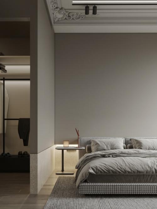 Современный интерьер с элементами классики. 01