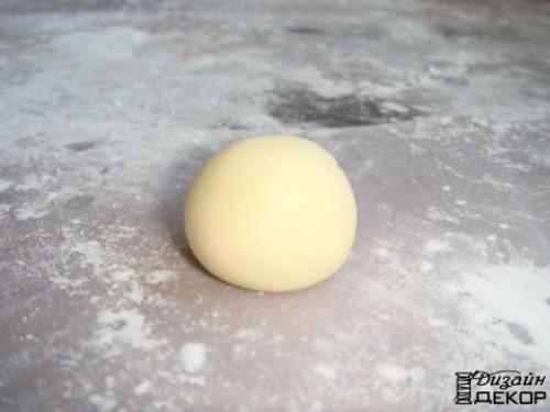 Молочная мастика для украшения тортов. 08