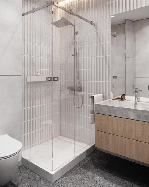 Ванная комната площадью 4 кв. 01