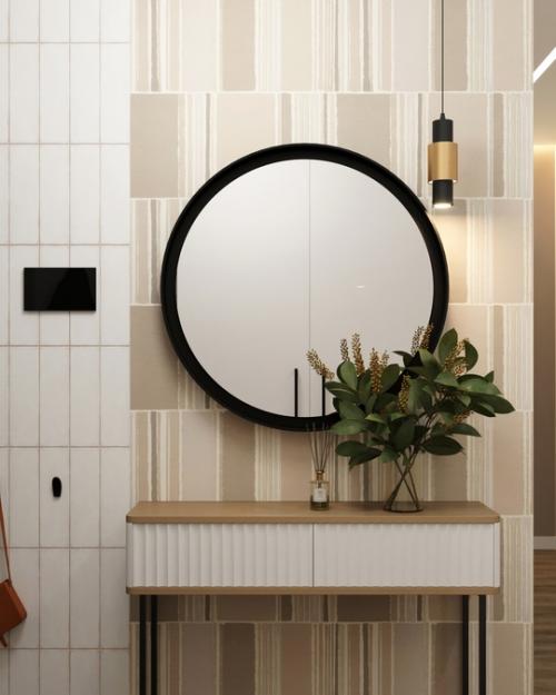 Прихожая и коридор в проекте интерьера квартиры для семьи с детьми. 04